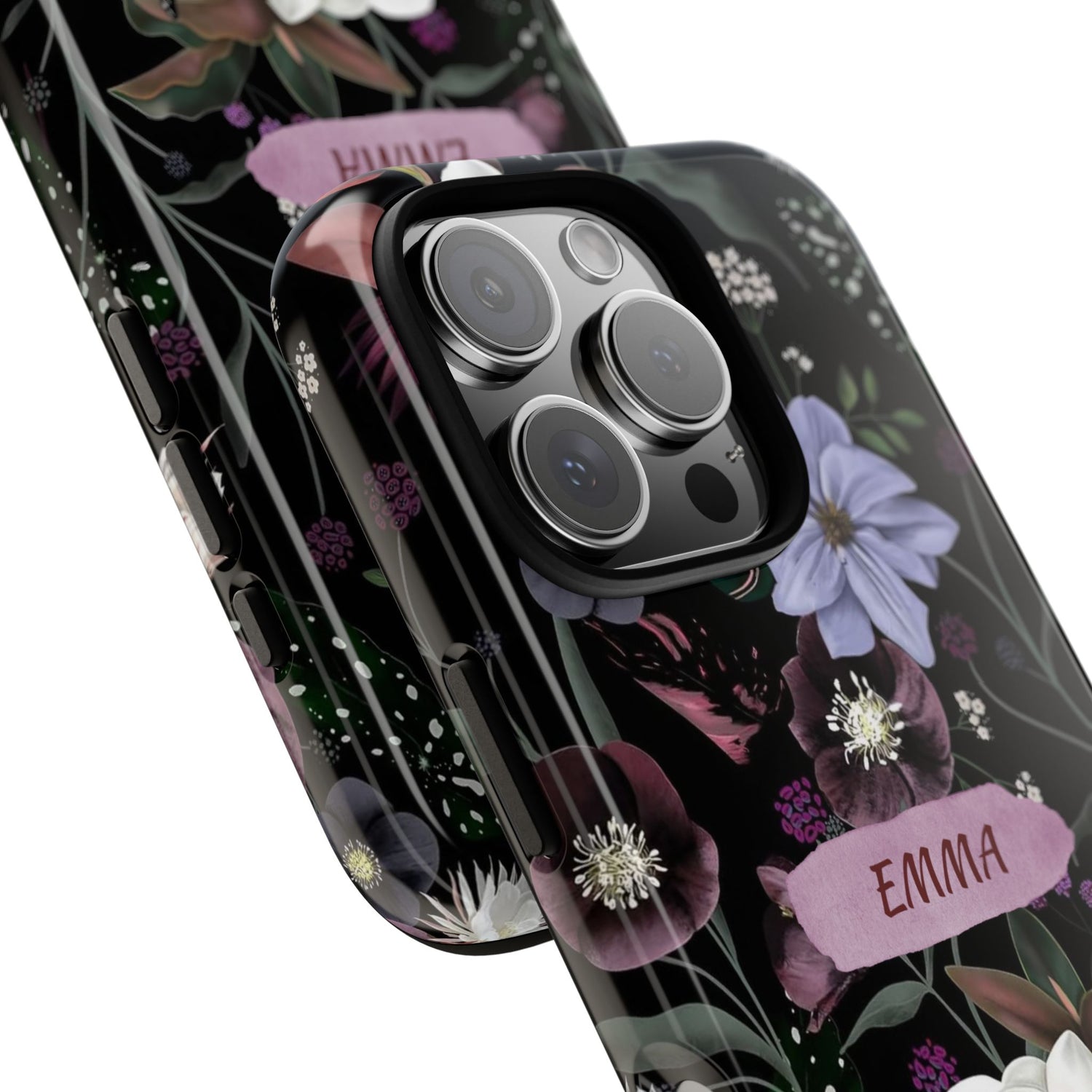 Phone Cases, Personalised Floral Pattern Ultra Plus Pro Cover, iPhone 16, 15, 14, 13+, Samsung Galaxy S23, S22, Custom Case