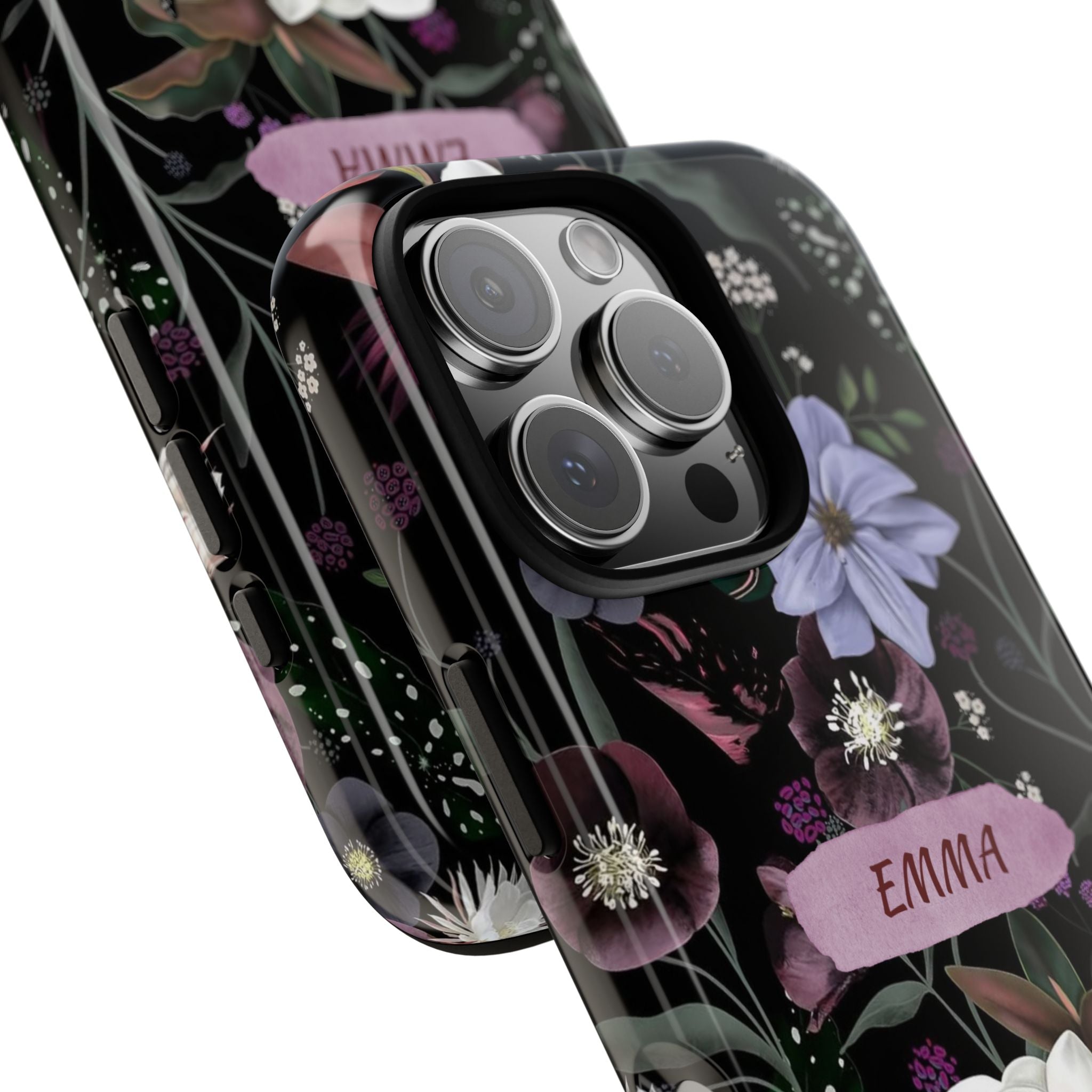 Phone Cases, Personalised Floral Pattern Ultra Plus Pro Cover, iPhone 16, 15, 14, 13+, Samsung Galaxy S23, S22, Custom Case