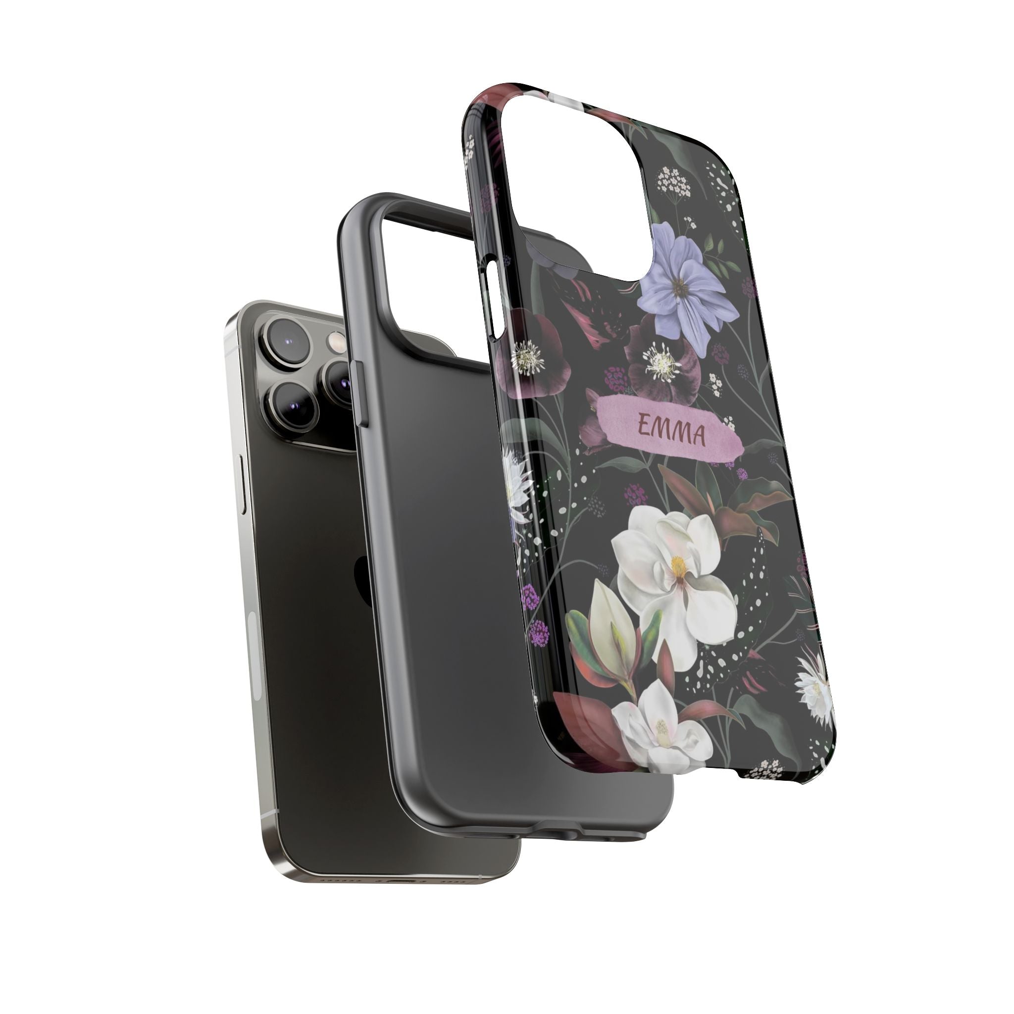 Phone Cases, Personalised Floral Pattern Ultra Plus Pro Cover, iPhone 16, 15, 14, 13+, Samsung Galaxy S23, S22, Custom Case