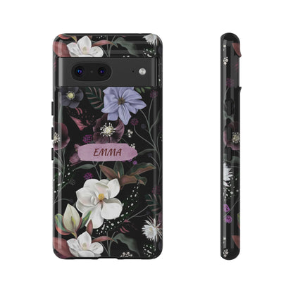 Phone Cases, Personalised Floral Pattern Ultra Plus Pro Cover, iPhone 16, 15, 14, 13+, Samsung Galaxy S23, S22, Custom Case