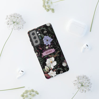 Phone Cases, Personalised Floral Pattern Ultra Plus Pro Cover, iPhone 16, 15, 14, 13+, Samsung Galaxy S23, S22, Custom Case