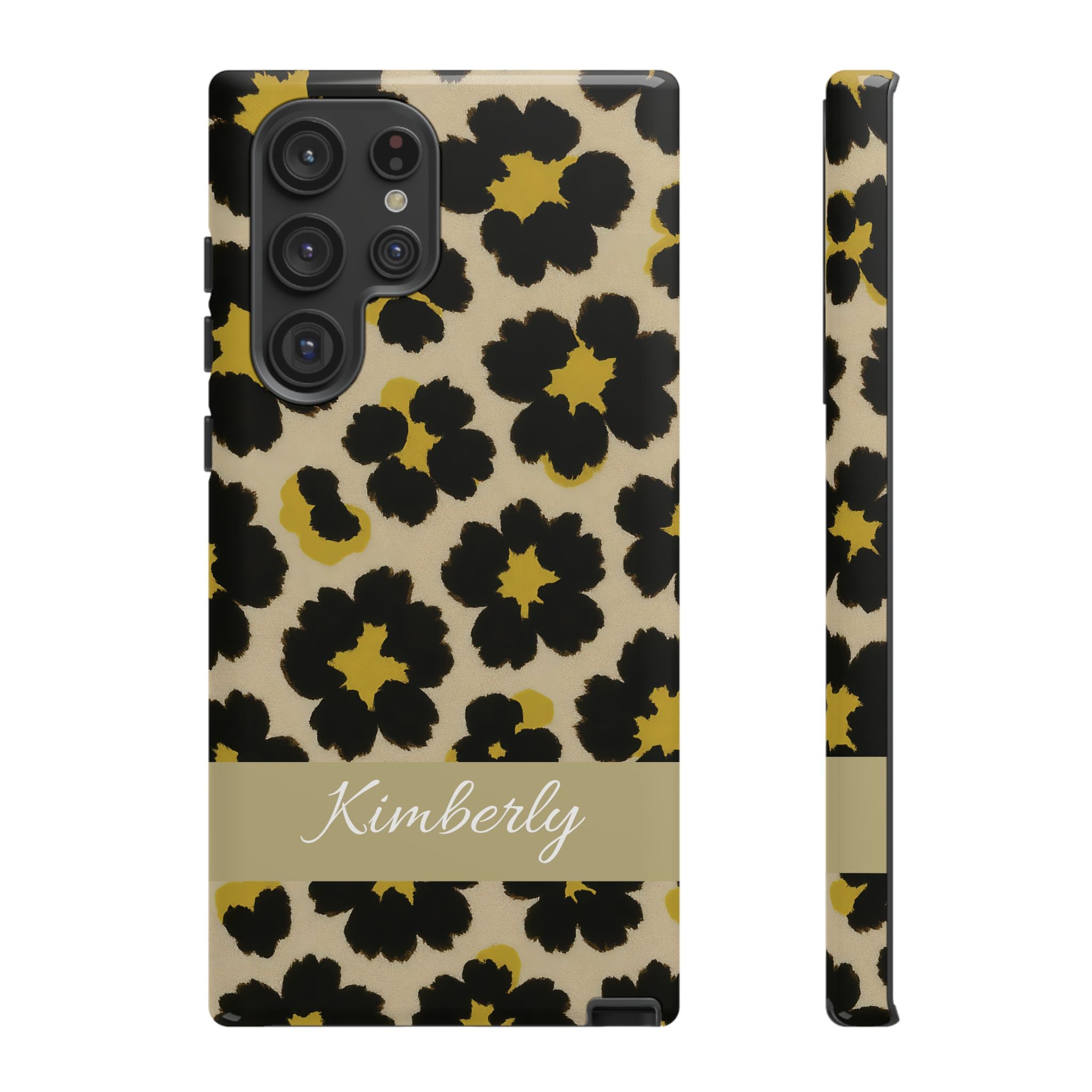 Neon Safari Bloom Phone Case - Tough Protective Cover for iPhone, Samsung &amp; Google Pixel Samsung Galaxy S22 Ultra Glossy