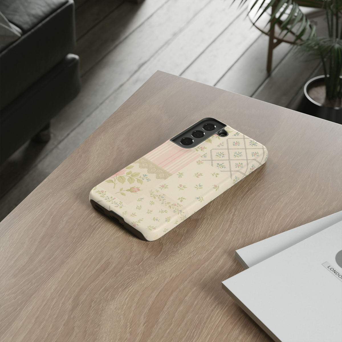 Floral Phone Case, Floral Tough Case, Protective Phone Case, Flower Case, Tough Phone Cover, Floral Tech Accessory