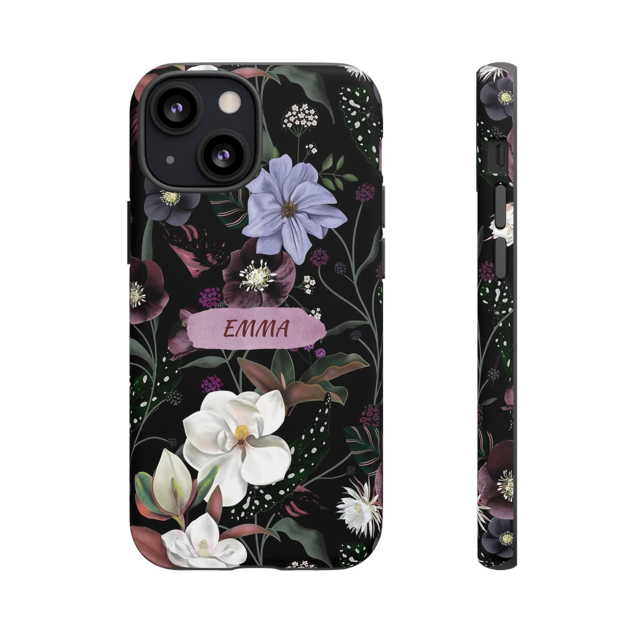 Phone Cases, Personalised Floral Pattern Ultra Plus Pro Cover, iPhone 16, 15, 14, 13+, Samsung Galaxy S23, S22, Custom Case