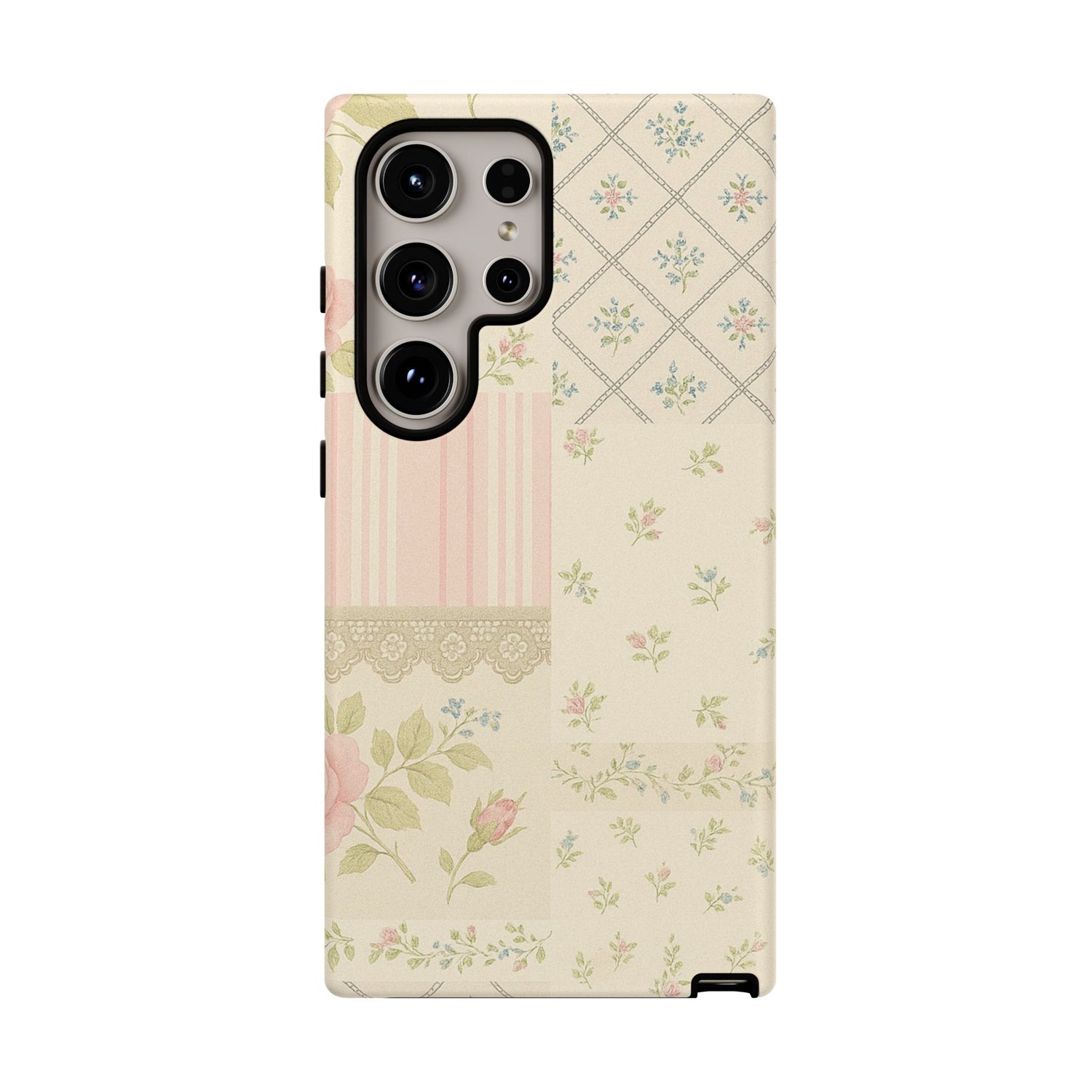 Floral Phone Case, Floral Tough Case, Protective Phone Case, Flower Case, Tough Phone Cover, Floral Tech Accessory Samsung Galaxy S24 Ultra Matte