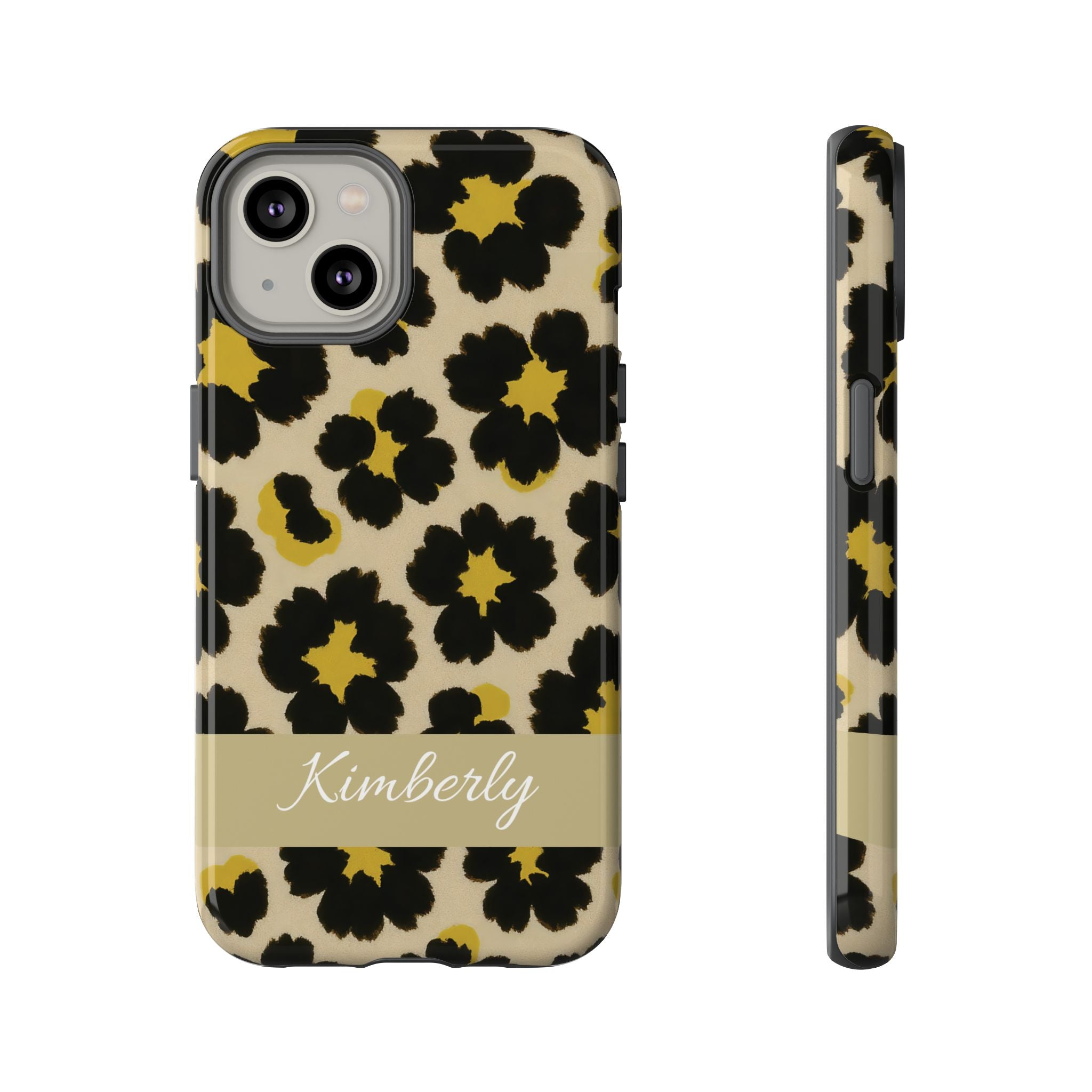 Neon Safari Bloom Phone Case - Tough Protective Cover for iPhone, Samsung &amp; Google Pixel iPhone 14 Glossy
