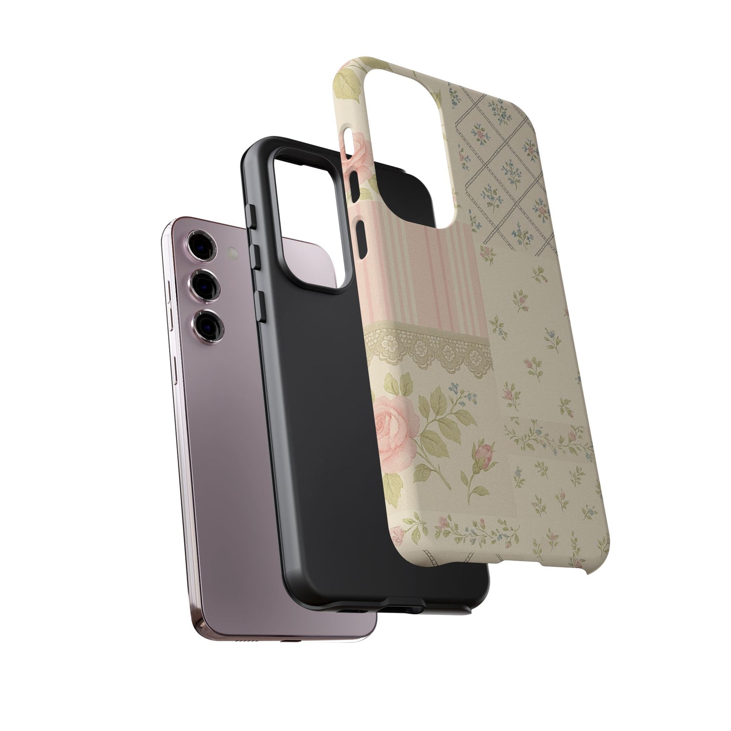 Floral Phone Case, Floral Tough Case, Protective Phone Case, Flower Case, Tough Phone Cover, Floral Tech Accessory