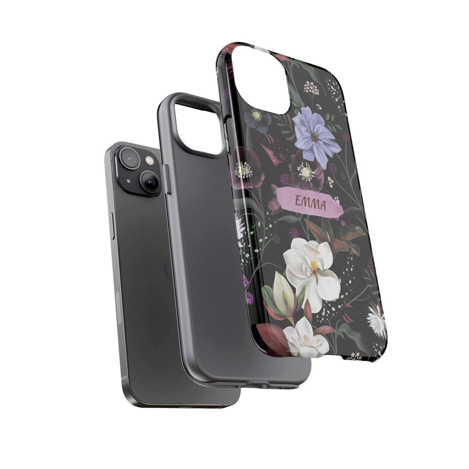 Phone Cases, Personalised Floral Pattern Ultra Plus Pro Cover, iPhone 16, 15, 14, 13+, Samsung Galaxy S23, S22, Custom Case