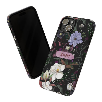 Phone Cases, Personalised Floral Pattern Ultra Plus Pro Cover, iPhone 16, 15, 14, 13+, Samsung Galaxy S23, S22, Custom Case