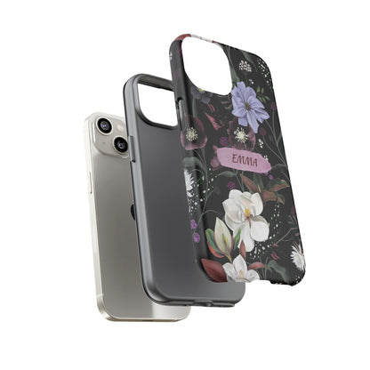 Phone Cases, Personalised Floral Pattern Ultra Plus Pro Cover, iPhone 16, 15, 14, 13+, Samsung Galaxy S23, S22, Custom Case
