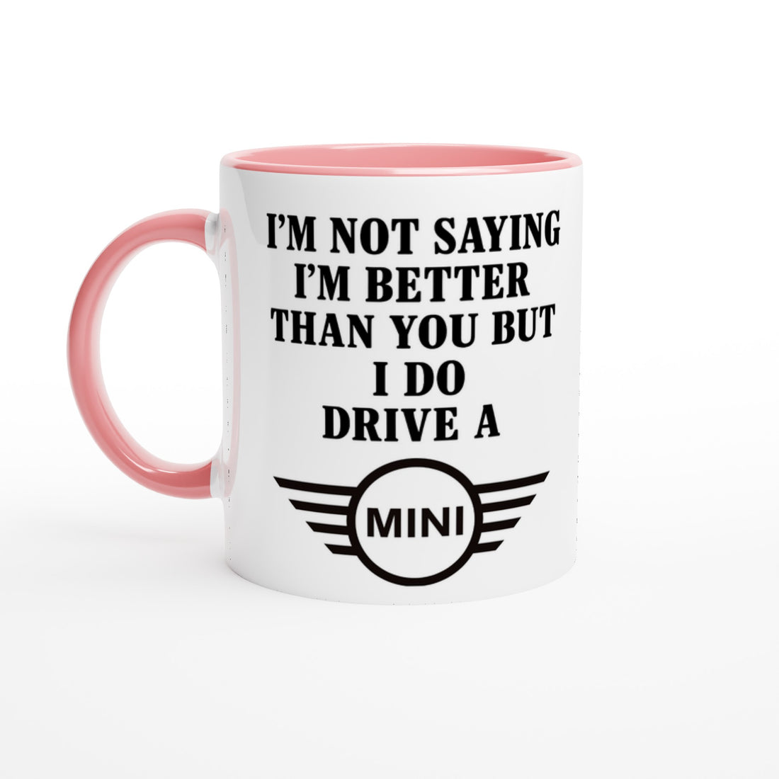 Funny Mini Mug - 11oz Car Driver Gift, Bold Statement Coffee Cup in multiple colors