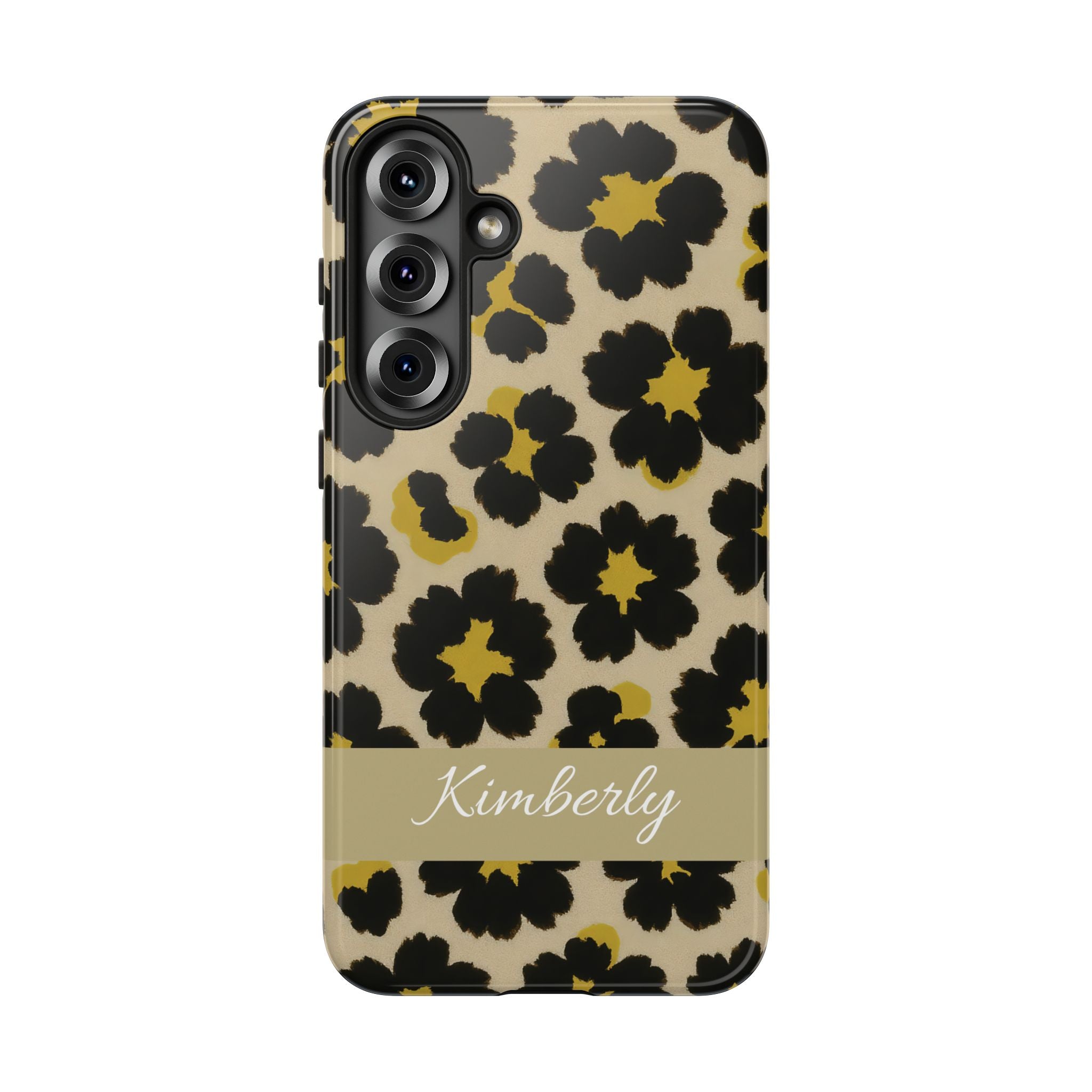 Neon Safari Bloom Phone Case - Tough Protective Cover for iPhone, Samsung &amp; Google Pixel Samsung Galaxy S25 Plus Glossy