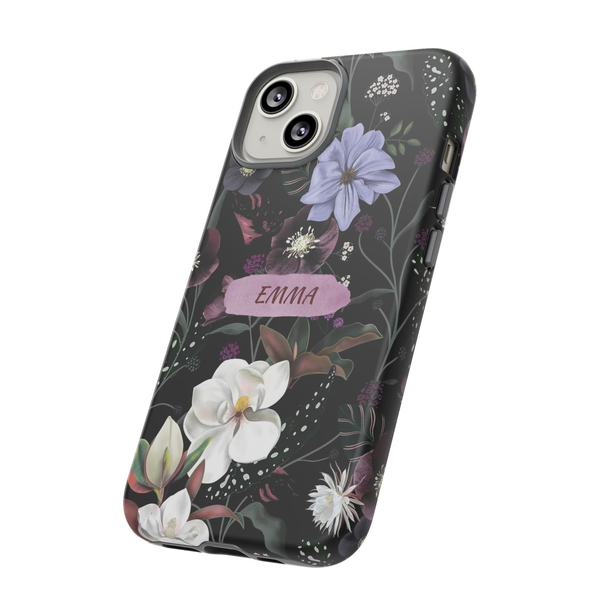 Phone Cases, Personalised Floral Pattern Ultra Plus Pro Cover, iPhone 16, 15, 14, 13+, Samsung Galaxy S23, S22, Custom Case