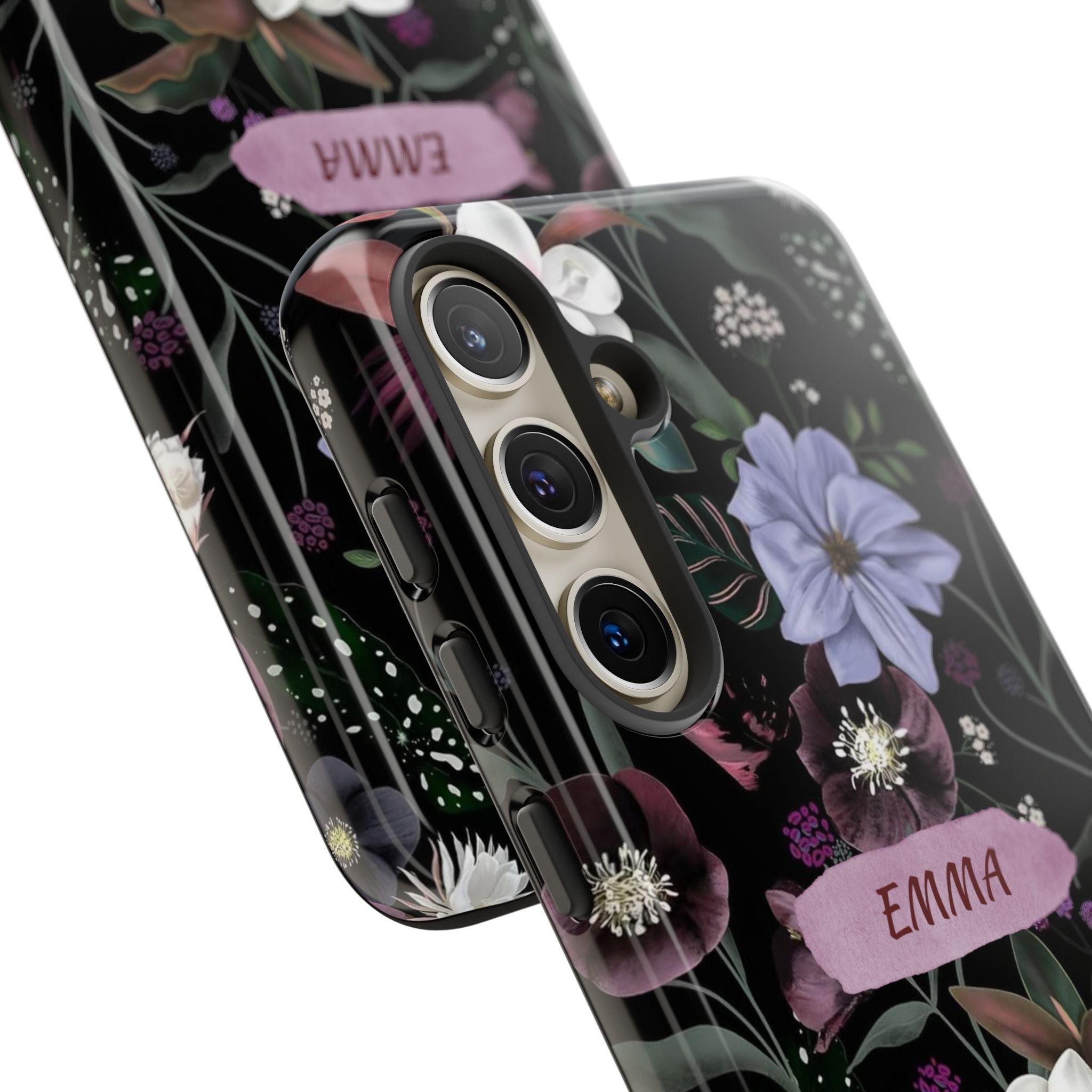 Phone Cases, Personalised Floral Pattern Ultra Plus Pro Cover, iPhone 16, 15, 14, 13+, Samsung Galaxy S23, S22, Custom Case