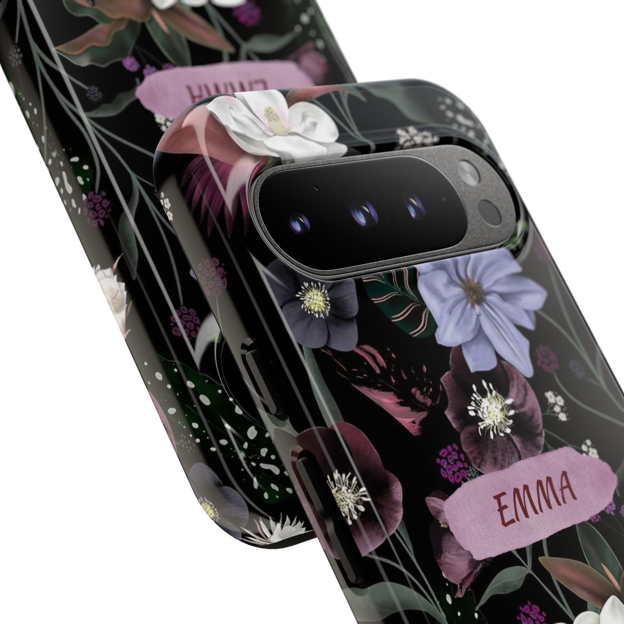 Phone Cases, Personalised Floral Pattern Ultra Plus Pro Cover, iPhone 16, 15, 14, 13+, Samsung Galaxy S23, S22, Custom Case