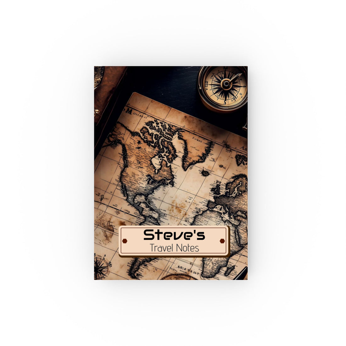Personalized Travel Journal, Leather Notebook, Gift for Adventurers - Writing Journal, Travel Diary
