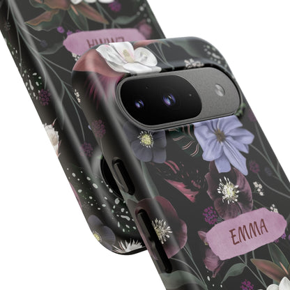 Phone Cases, Personalised Floral Pattern Ultra Plus Pro Cover, iPhone 16, 15, 14, 13+, Samsung Galaxy S23, S22, Custom Case