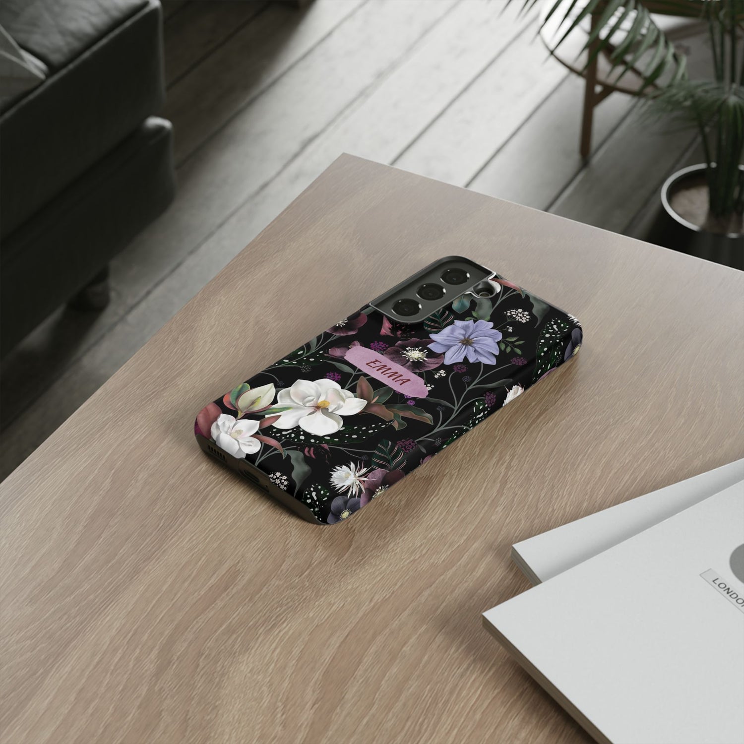 Phone Cases, Personalised Floral Pattern Ultra Plus Pro Cover, iPhone 16, 15, 14, 13+, Samsung Galaxy S23, S22, Custom Case