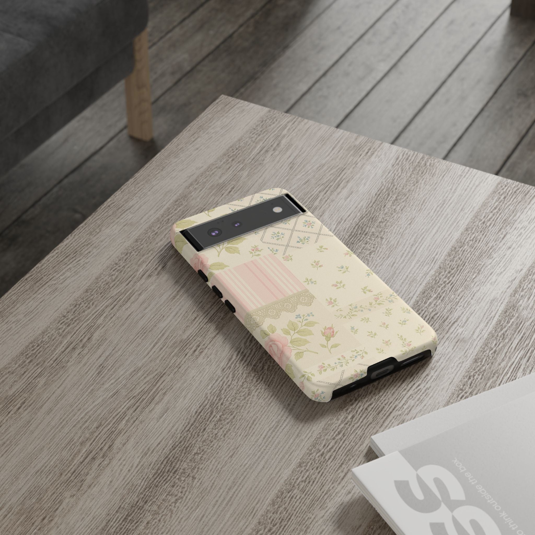 Floral Phone Case, Floral Tough Case, Protective Phone Case, Flower Case, Tough Phone Cover, Floral Tech Accessory
