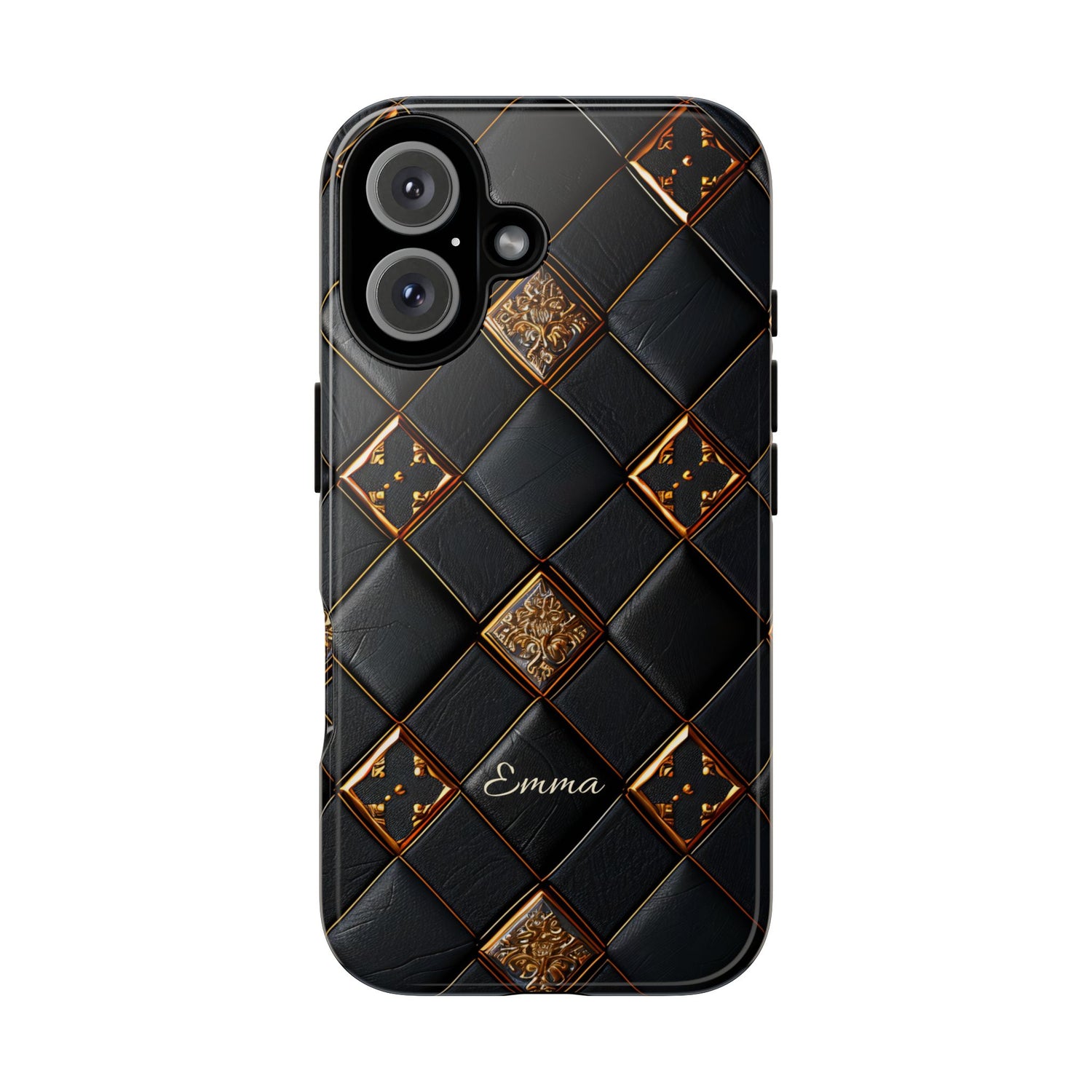 Phone Cases - Luxury Checkers Pattern Tough Cases for iPhone and Samsung Galaxy