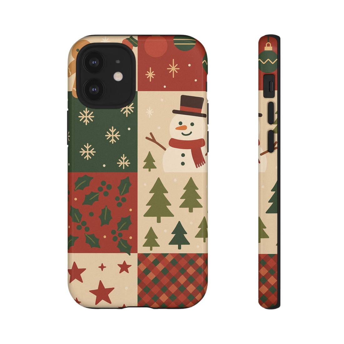 Festive Phone Case - Holiday Cheer, Christmas Gift, Winter Decor, Cute Cell Phone Cover, Seasonal Accessory, Unique Present iPhone 12 Mini Glossy
