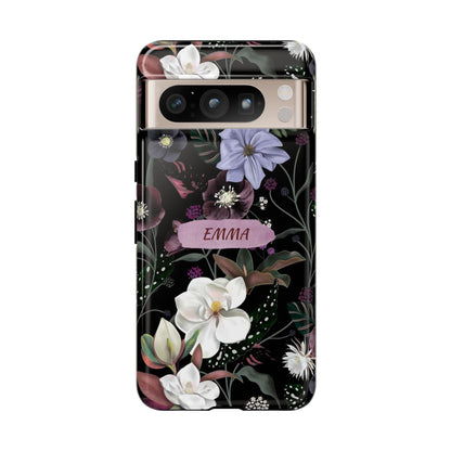 Phone Cases, Personalised Floral Pattern Ultra Plus Pro Cover, iPhone 16, 15, 14, 13+, Samsung Galaxy S23, S22, Custom Case