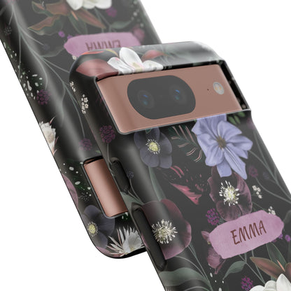Phone Cases, Personalised Floral Pattern Ultra Plus Pro Cover, iPhone 16, 15, 14, 13+, Samsung Galaxy S23, S22, Custom Case