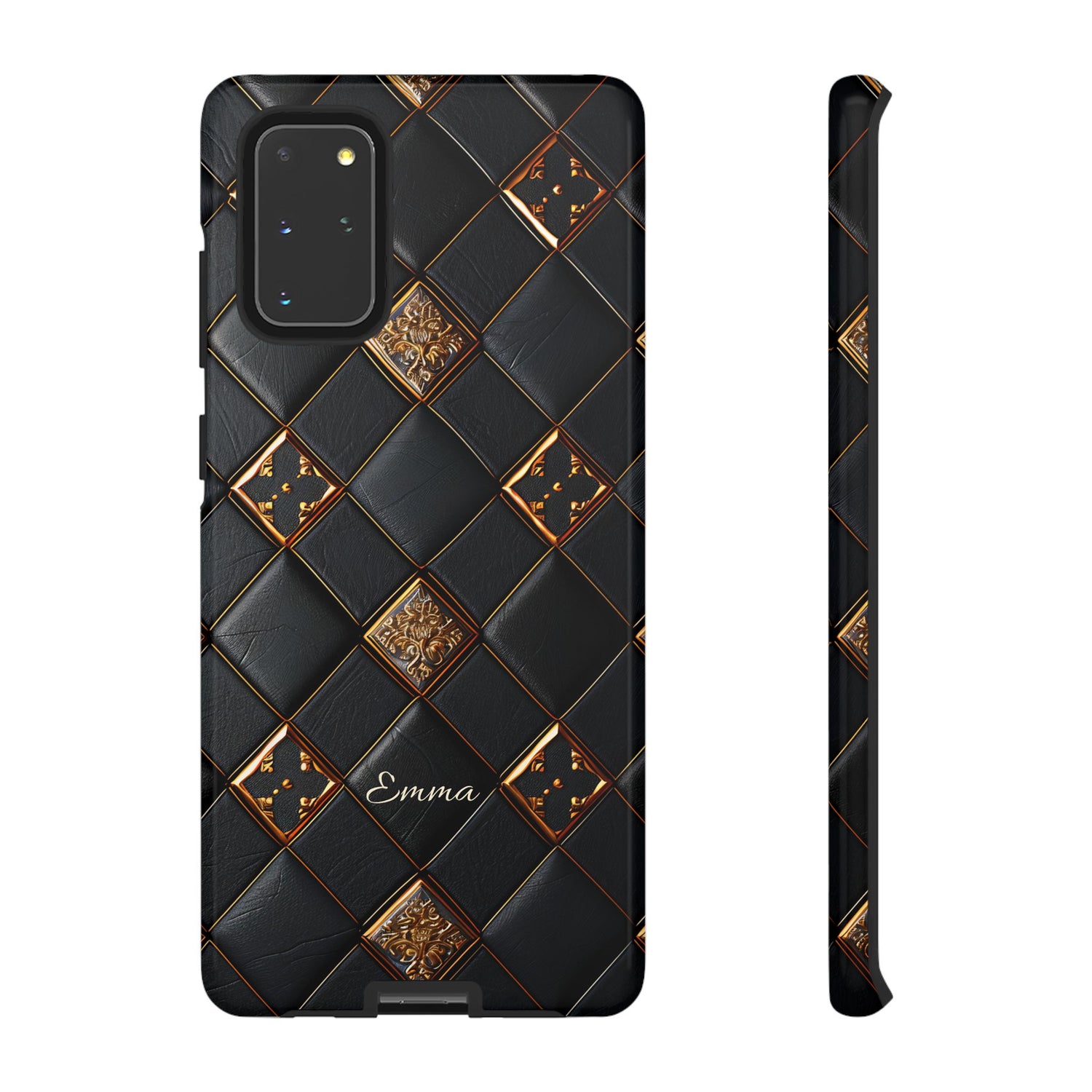 Phone Cases - Luxury Checkers Pattern Tough Cases for iPhone and Samsung Galaxy