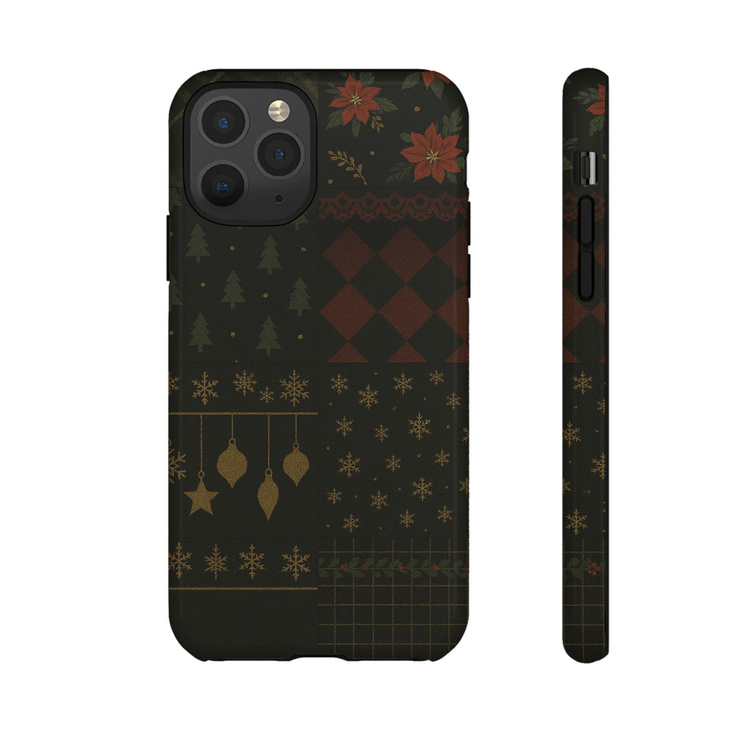 Black Luxury Phone Case for Christmas Festive Season - Tough design iPhone 11 Pro Glossy