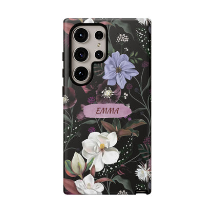 Phone Cases, Personalised Floral Pattern Ultra Plus Pro Cover, iPhone 16, 15, 14, 13+, Samsung Galaxy S23, S22, Custom Case