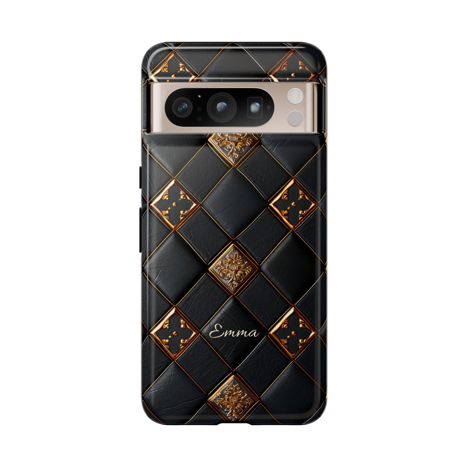 Phone Cases - Luxury Checkers Pattern Tough Cases for iPhone and Samsung Galaxy
