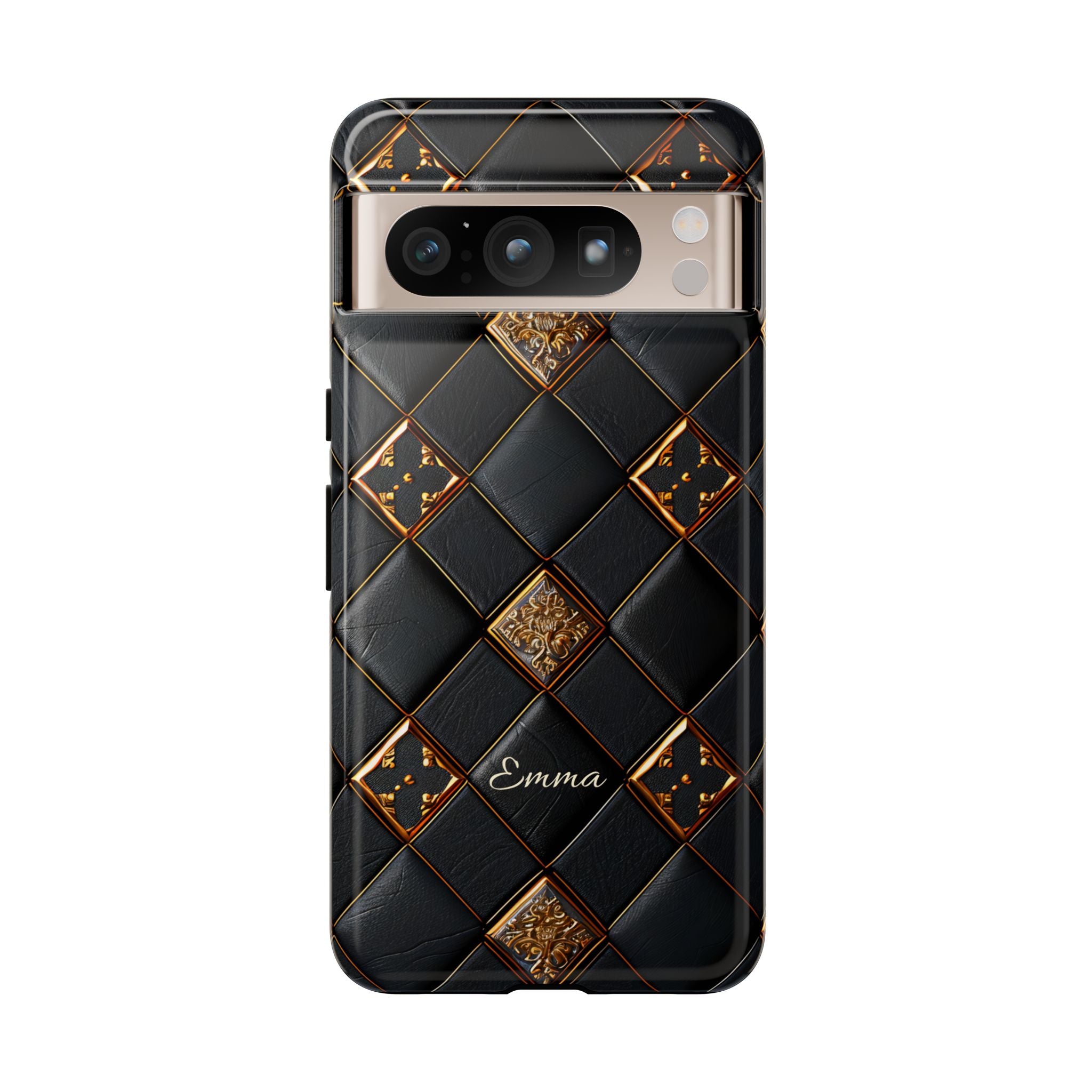 Phone Cases - Luxury Checkers Pattern Tough Cases for iPhone and Samsung Galaxy