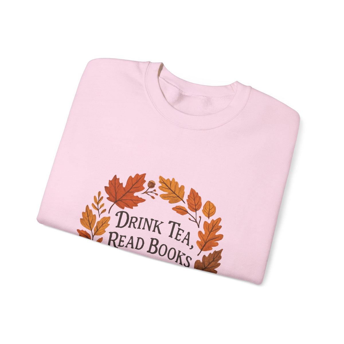 Cozy Book Lover Crewneck Sweatshirt - Fall Fashion Tea &amp; Books Apparel | Gift for Readers
