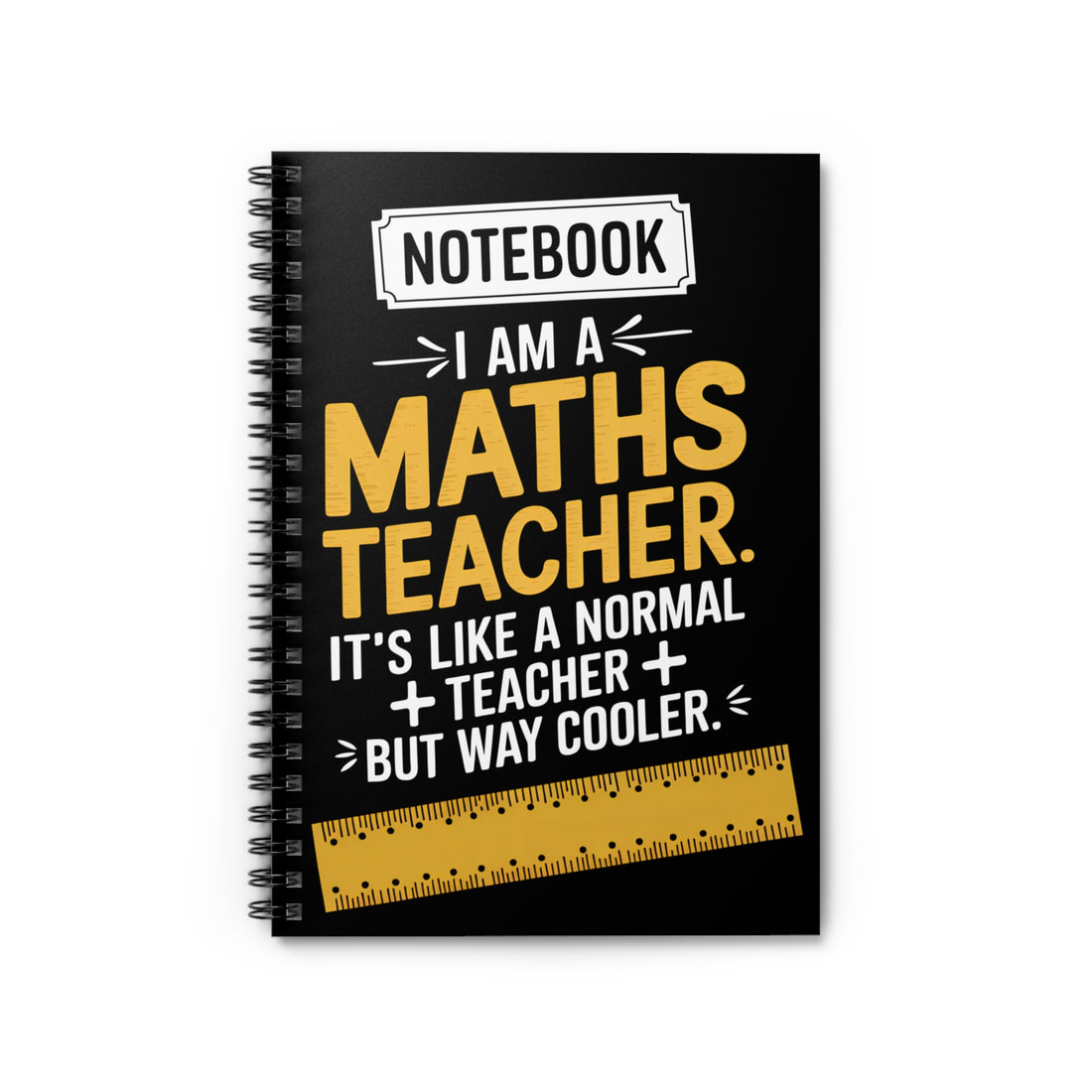 Maths Teacher Spiral Notebook - Ruled Line, Perfect Gift for Educators, Journal, Student Supplies, Back to School, Teacher Appreciation