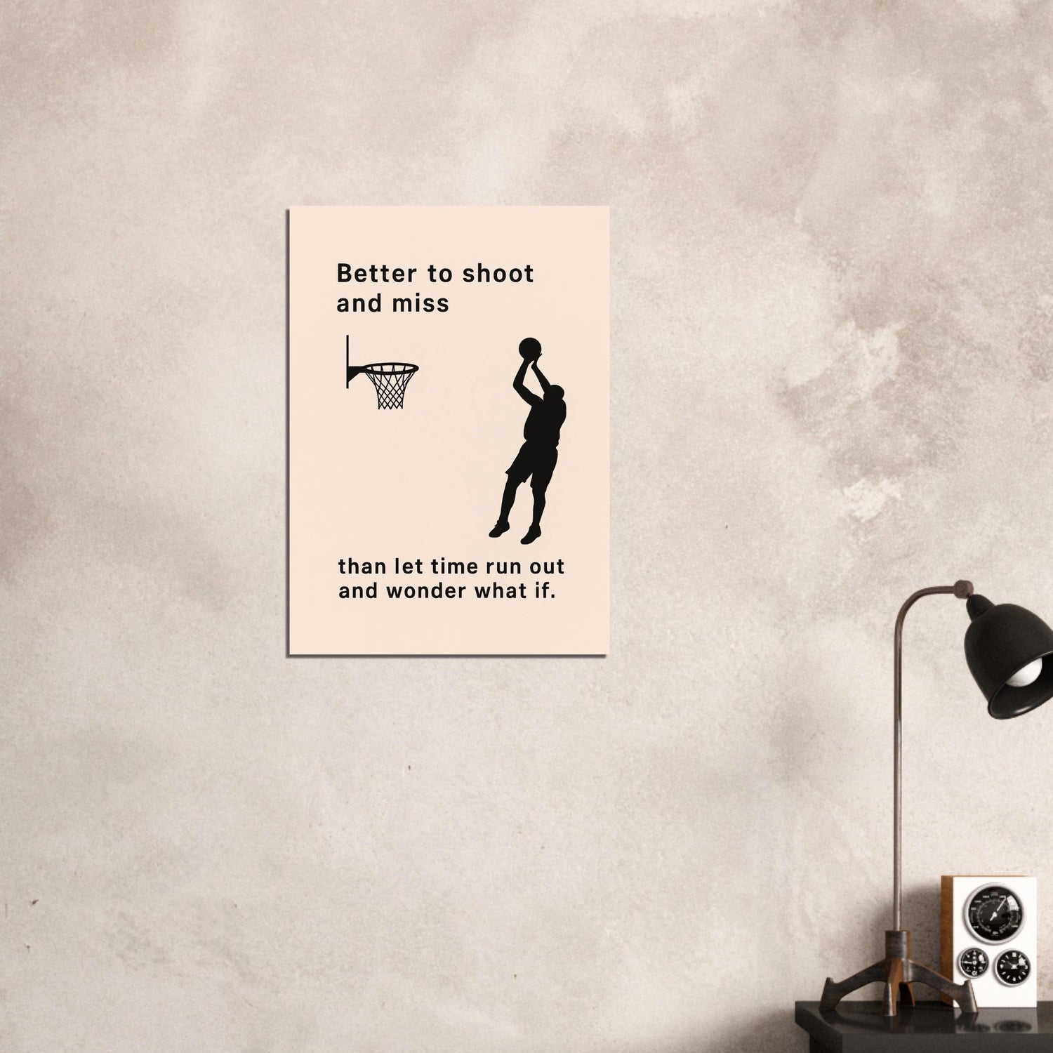 Motivational Basketball Poster - &
