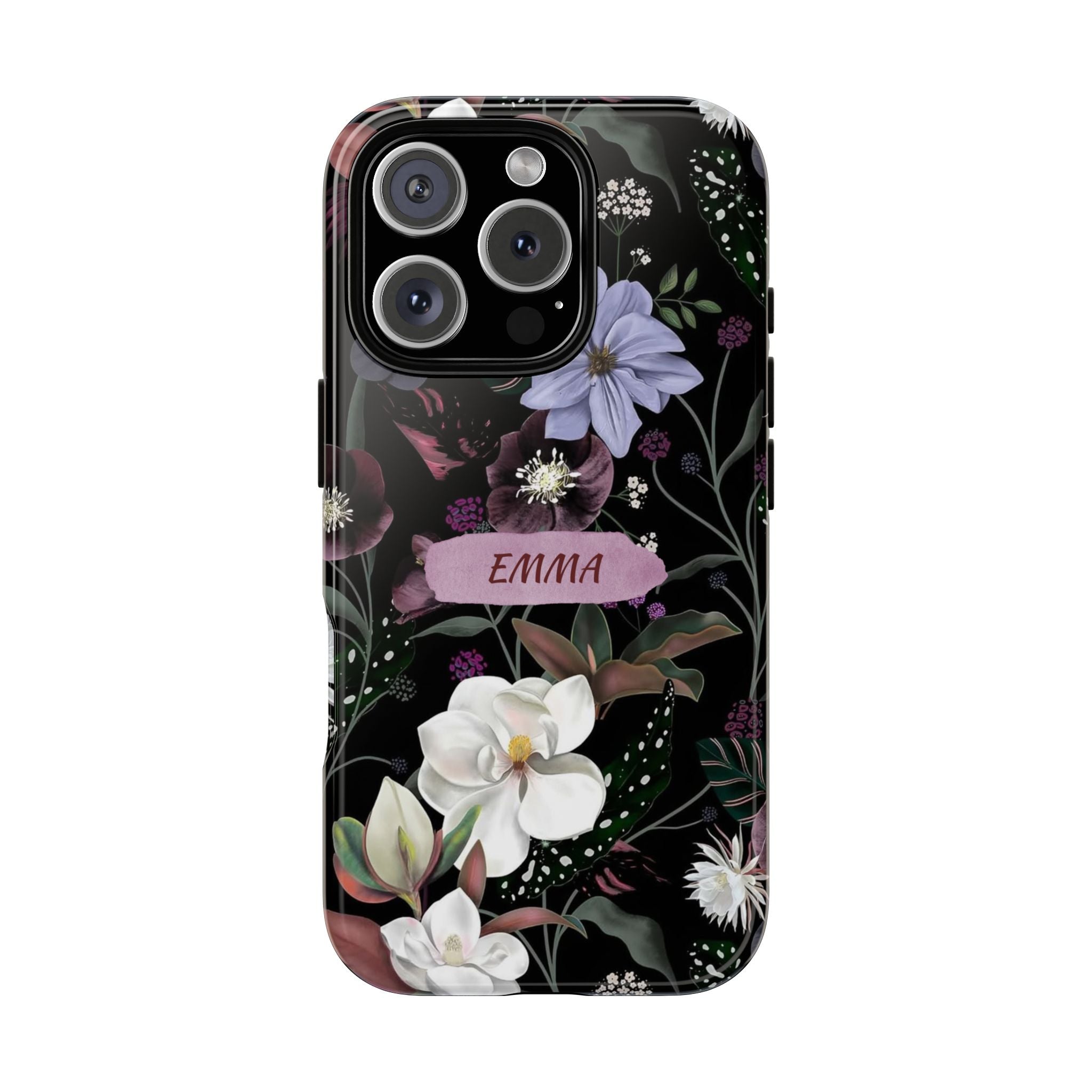 Phone Cases, Personalised Floral Pattern Ultra Plus Pro Cover, iPhone 16, 15, 14, 13+, Samsung Galaxy S23, S22, Custom Case