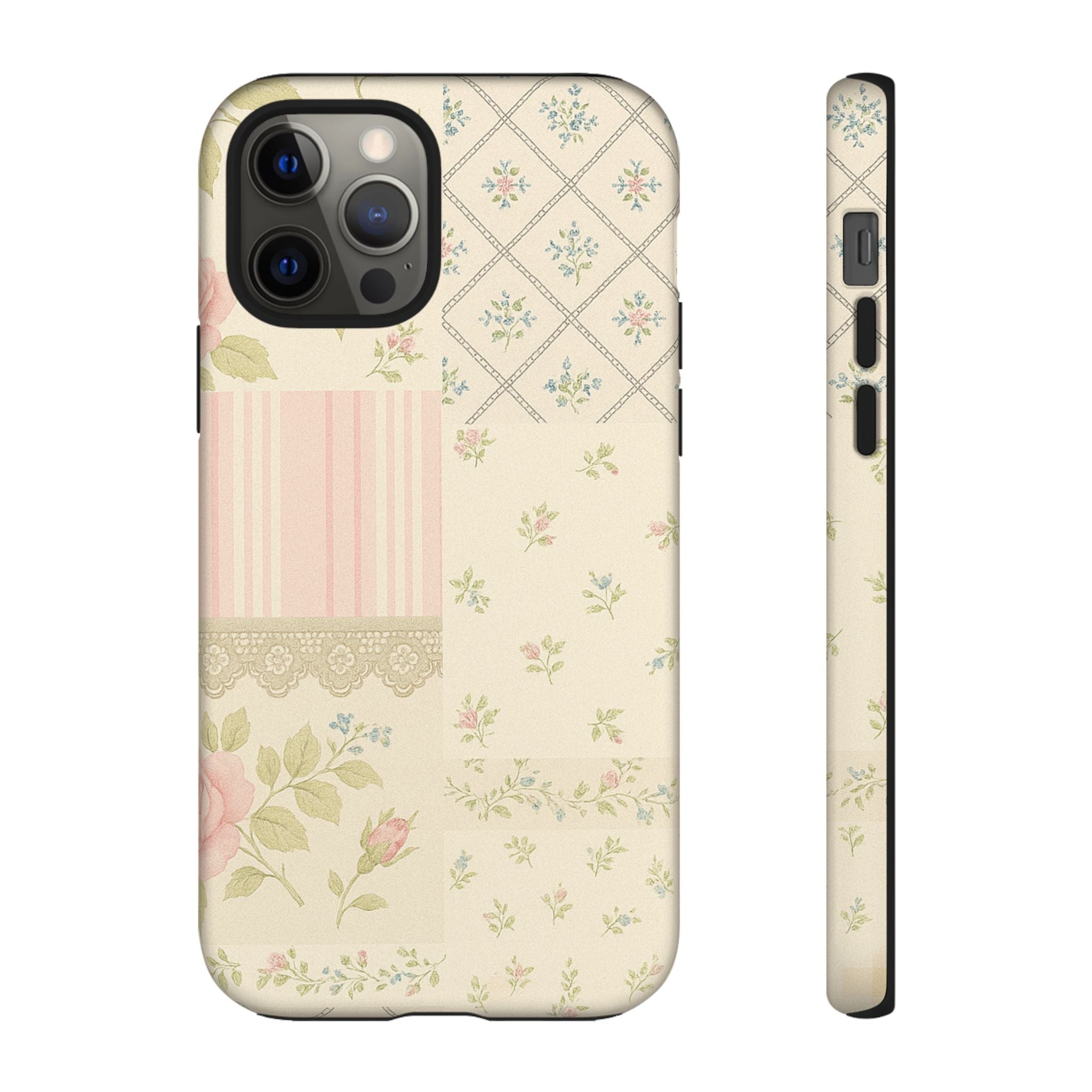 Floral Phone Case, Floral Tough Case, Protective Phone Case, Flower Case, Tough Phone Cover, Floral Tech Accessory iPhone 12 Pro Matte