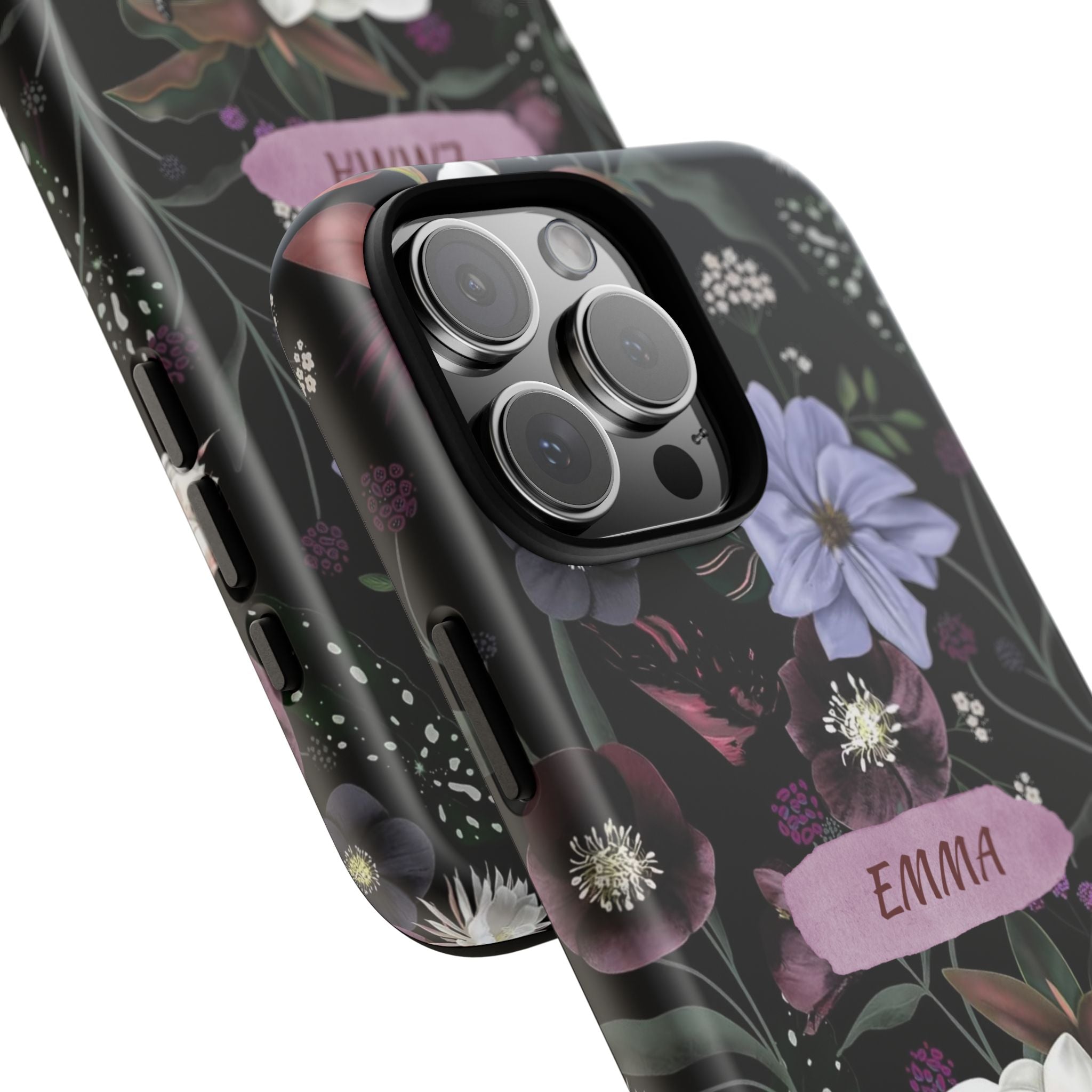 Phone Cases, Personalised Floral Pattern Ultra Plus Pro Cover, iPhone 16, 15, 14, 13+, Samsung Galaxy S23, S22, Custom Case