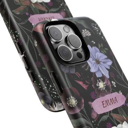 Phone Cases, Personalised Floral Pattern Ultra Plus Pro Cover, iPhone 16, 15, 14, 13+, Samsung Galaxy S23, S22, Custom Case