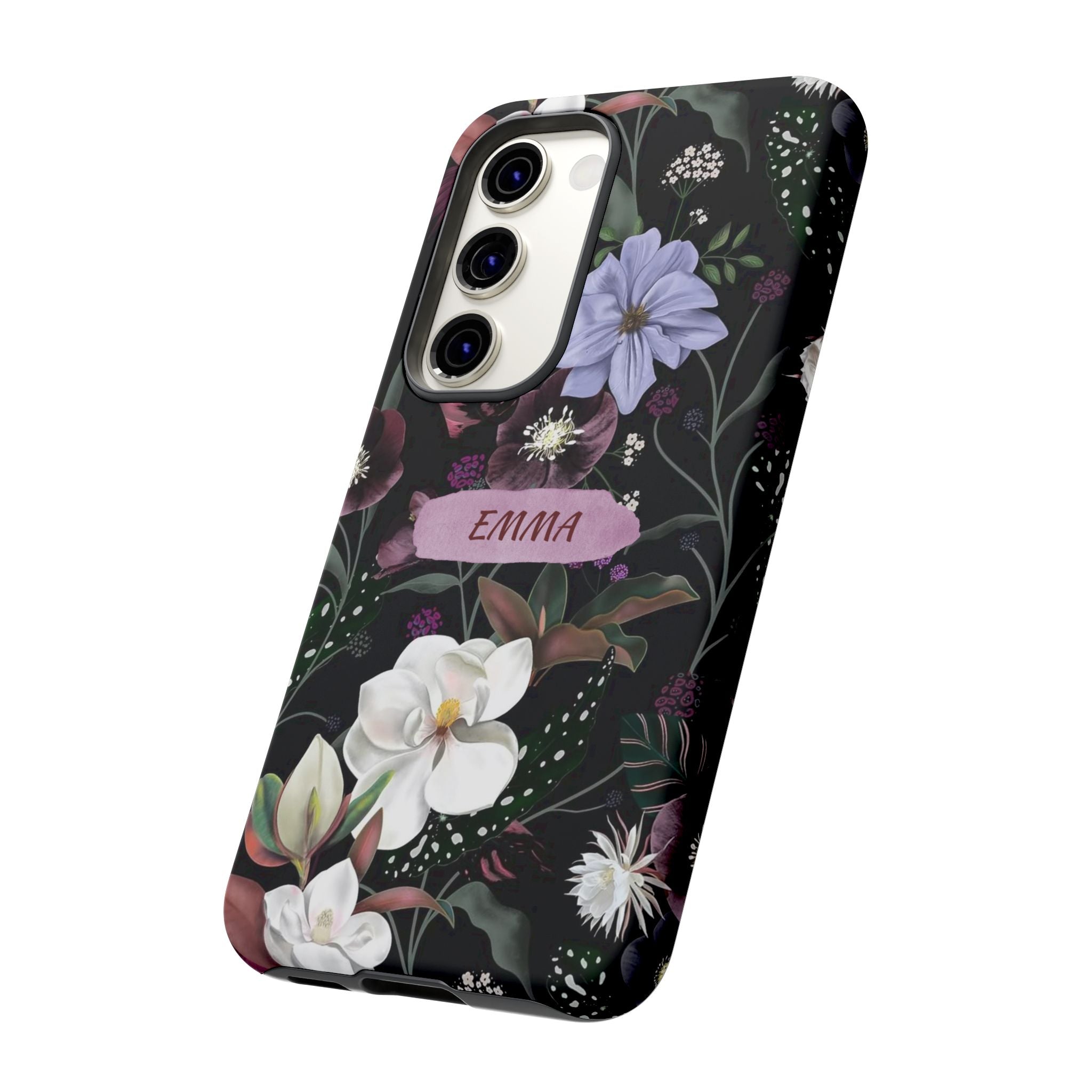 Phone Cases, Personalised Floral Pattern Ultra Plus Pro Cover, iPhone 16, 15, 14, 13+, Samsung Galaxy S23, S22, Custom Case
