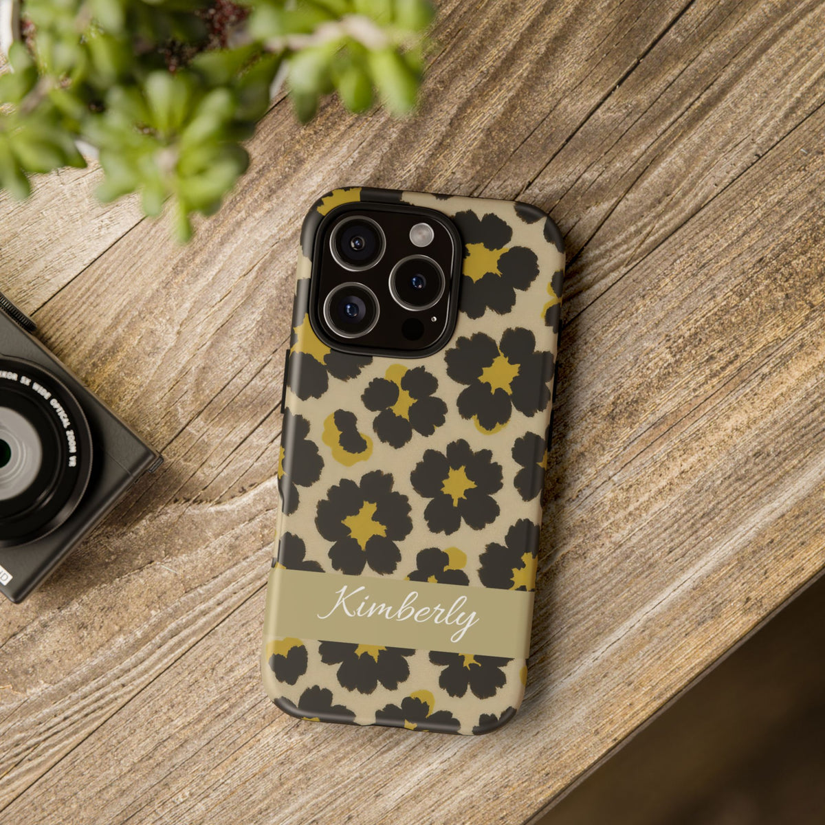 Neon Safari Bloom Phone Case - Tough Protective Cover for iPhone, Samsung &amp; Google Pixel