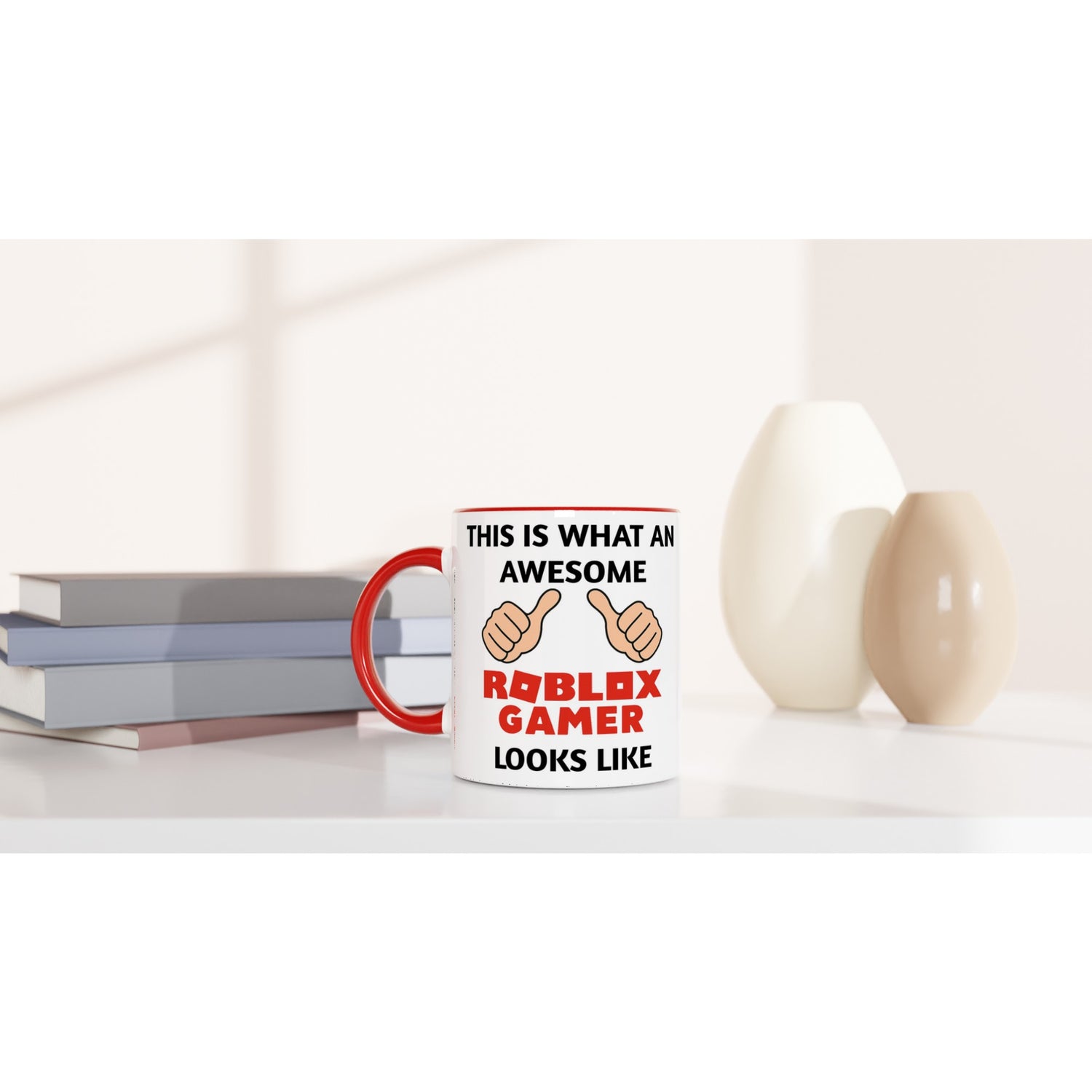 Roblox Gamer Mug – Funny Gift for Kids &amp; Teens – This Is What an Awesome Roblox Gamer Looks Like – 11oz Coffee Cup for Gamers