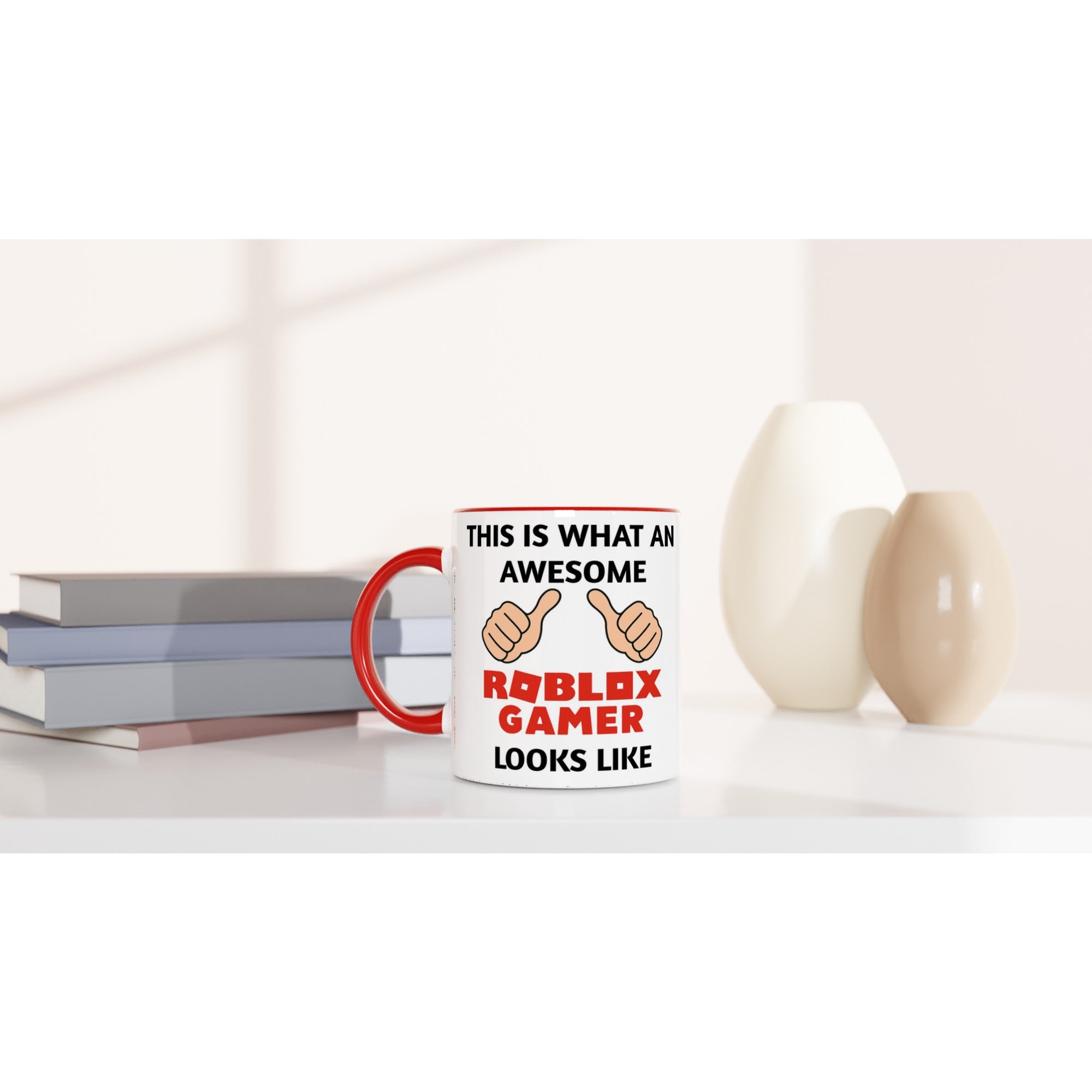 Roblox Gamer Mug – Funny Gift for Kids &amp; Teens – This Is What an Awesome Roblox Gamer Looks Like – 11oz Coffee Cup for Gamers