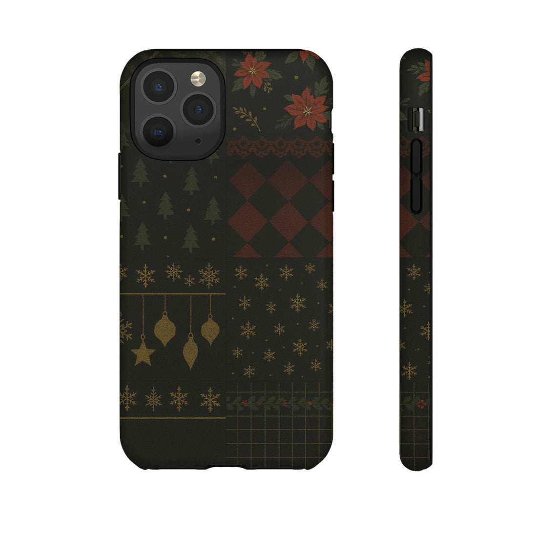 Black Luxury Phone Case for Christmas Festive Season - Tough design iPhone 11 Pro Matte