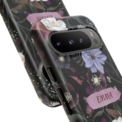 Phone Cases, Personalised Floral Pattern Ultra Plus Pro Cover, iPhone 16, 15, 14, 13+, Samsung Galaxy S23, S22, Custom Case