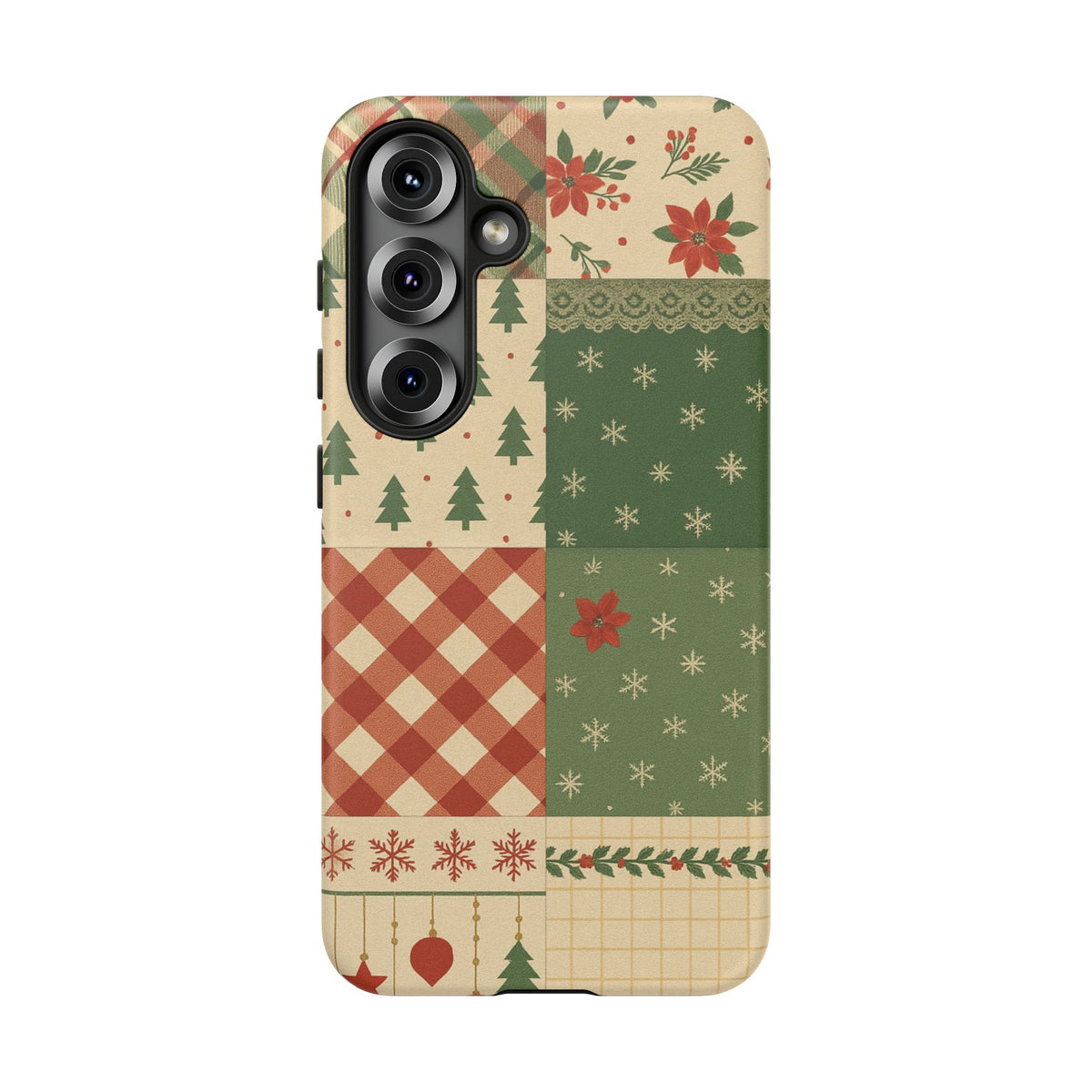 Festive Phone Cases, Luxury Black and Gold Design for Christmas Gift, Holiday Decor, Tough Case, Winter Celebration, Elegant iPhone Cover Samsung Galaxy S25 Matte