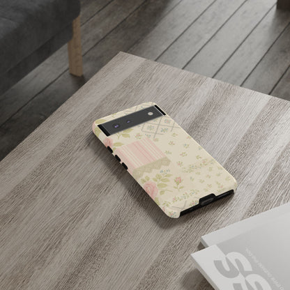 Floral Phone Case, Floral Tough Case, Protective Phone Case, Flower Case, Tough Phone Cover, Floral Tech Accessory