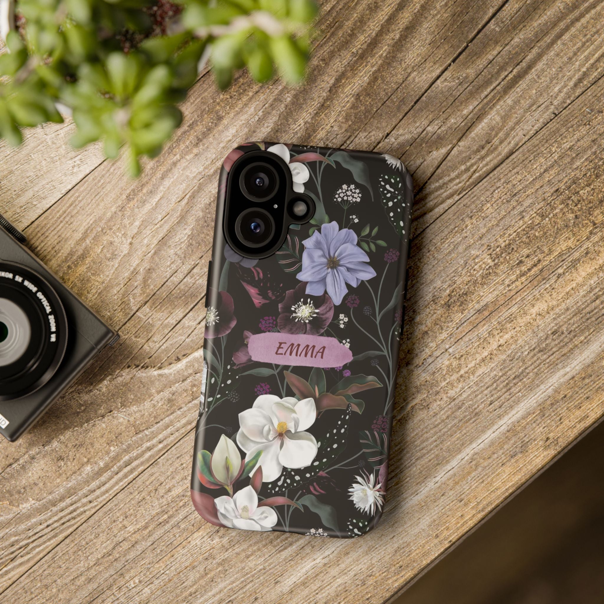 Phone Cases, Personalised Floral Pattern Ultra Plus Pro Cover, iPhone 16, 15, 14, 13+, Samsung Galaxy S23, S22, Custom Case