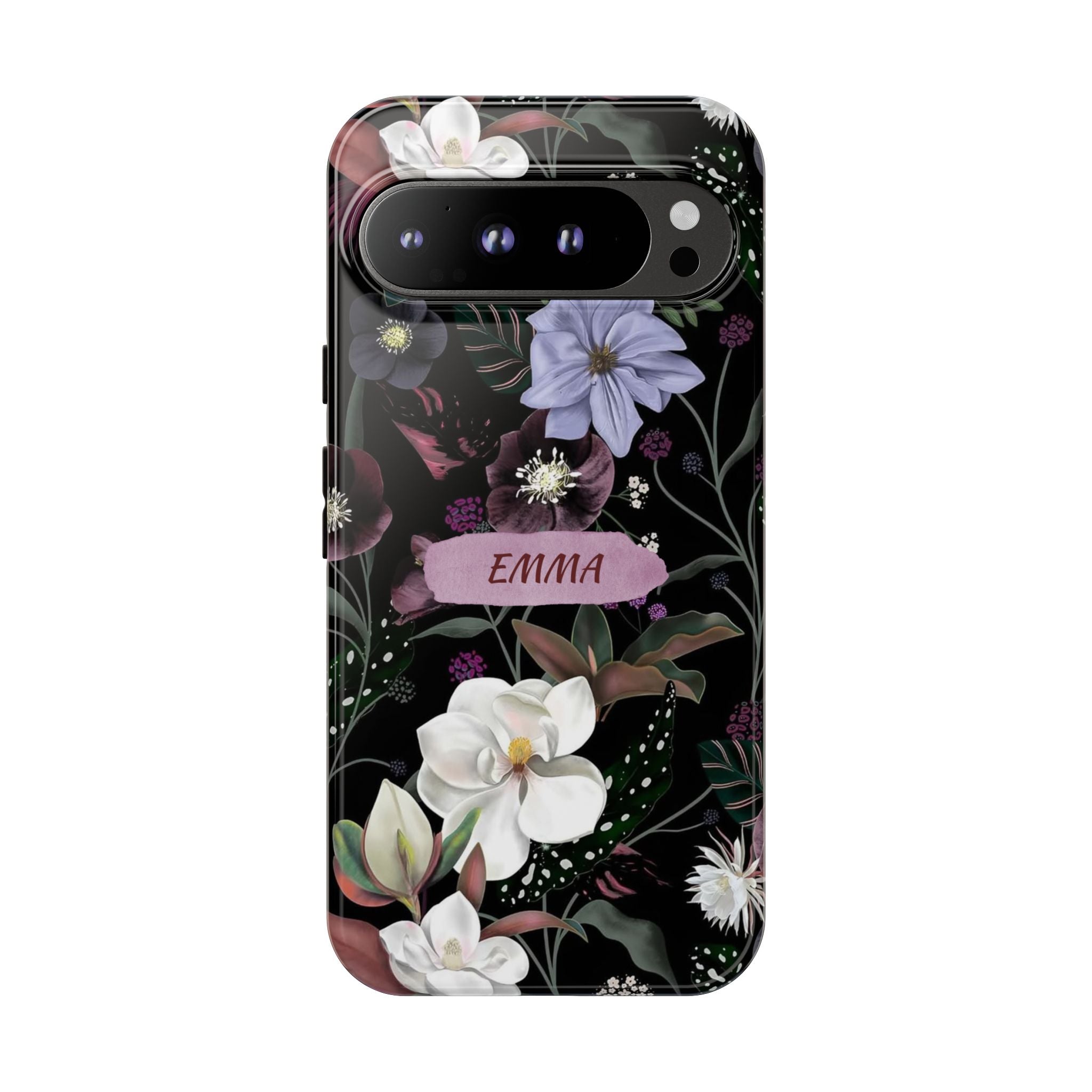 Phone Cases, Personalised Floral Pattern Ultra Plus Pro Cover, iPhone 16, 15, 14, 13+, Samsung Galaxy S23, S22, Custom Case