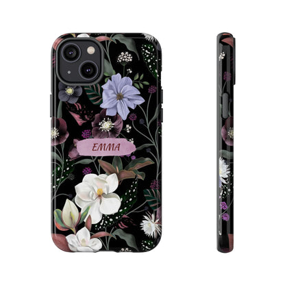 Phone Cases, Personalised Floral Pattern Ultra Plus Pro Cover, iPhone 16, 15, 14, 13+, Samsung Galaxy S23, S22, Custom Case